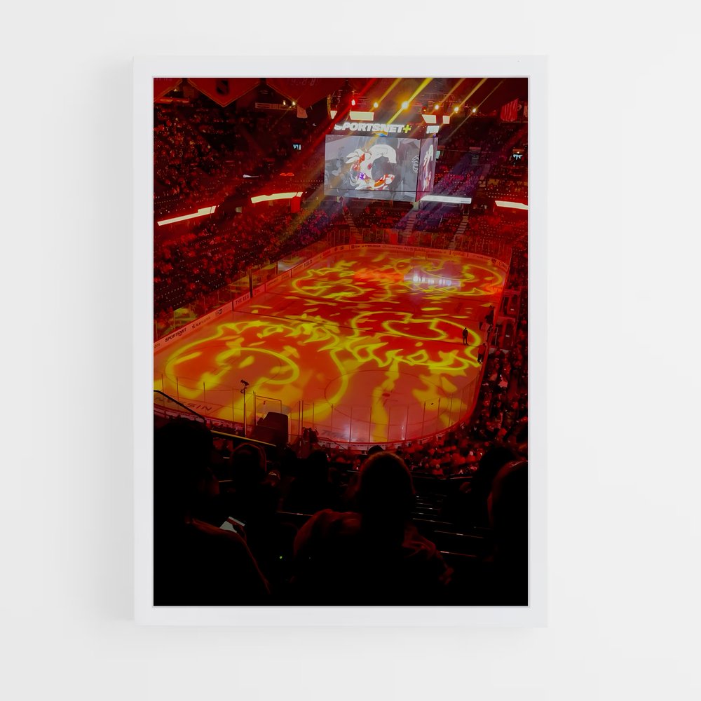 Poster Calgary Arena: Échos de Passion – affiche Hockey sur glace (vue 3)